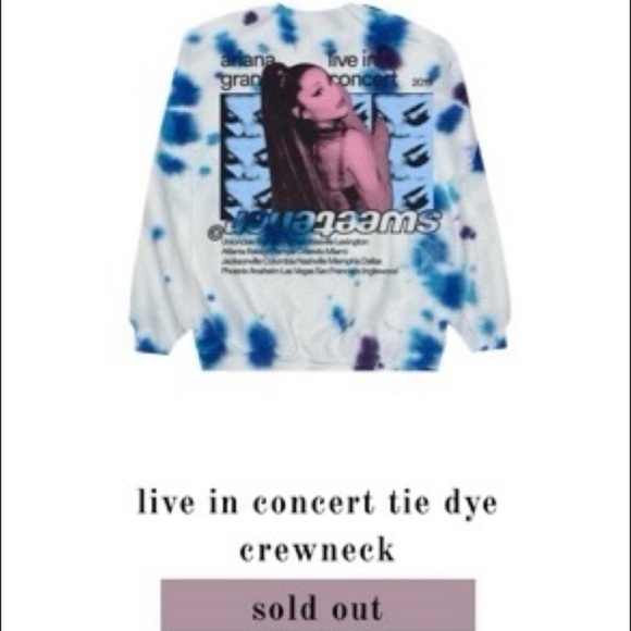 NEW Ariana Grande Sweetener Tour Crewneck SWT